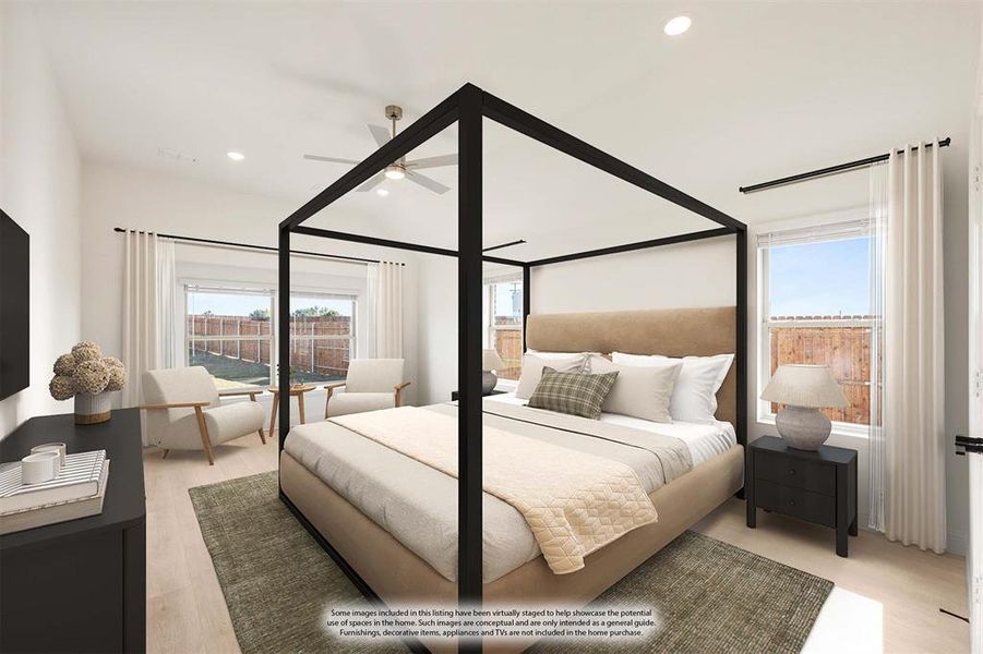 Furnished interior view inside a new home in El Dorado, Granbury (Image 7).