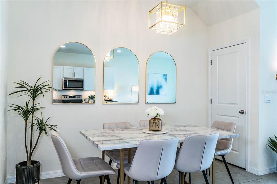 Furnished interior view inside a new home in , Plant City (Image 69).