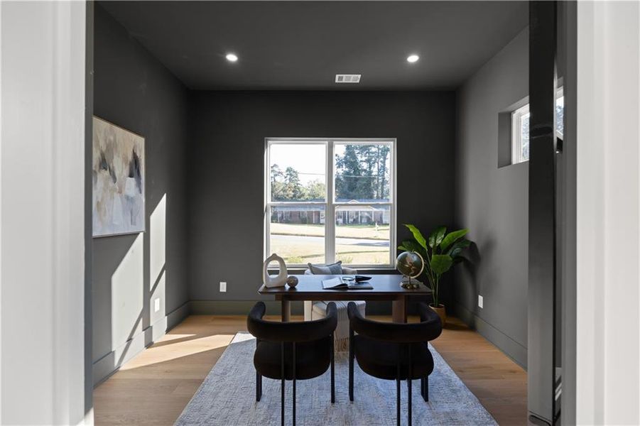 Furnished interior view inside a new home in , Atlanta (Image 65).