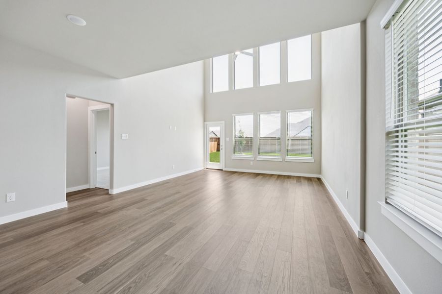 Open First Floor in the Mesquite home plan by Trophy Signature Homes – REPRESENTATIVE PHOTO Open First Floor in the Mesquite home plan by Trophy Signature Homes – REPRESENTATIVE PHOTO