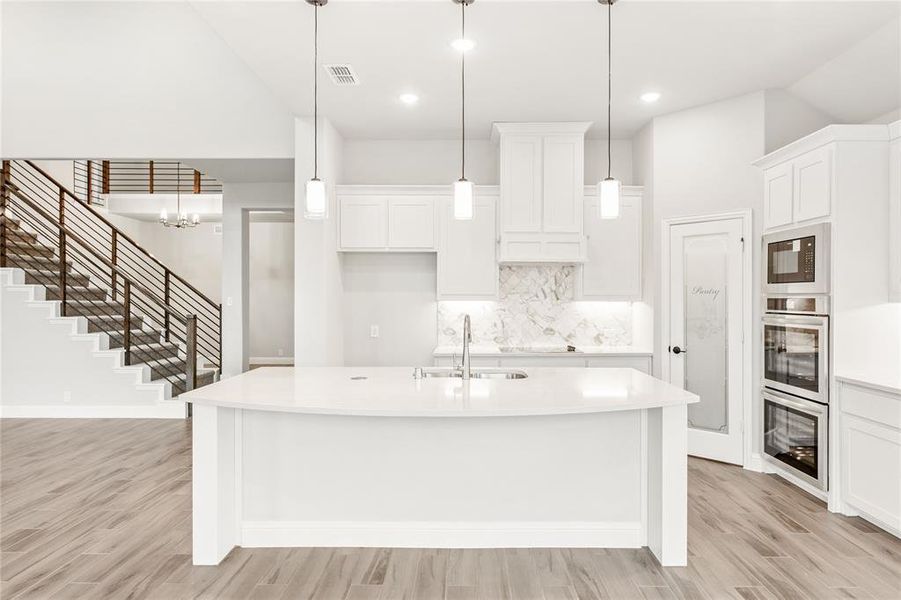 Furnished interior view inside a new home in Villages of Walnut Grove, Midlothian (Image 8).