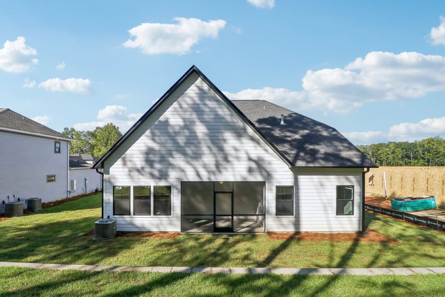 Representative exterior photo of a completed home built from the Audrey II by Great Southern Homes in Collins Cove, Chapin, SC (Image 31).