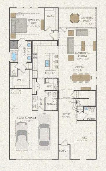 Pulte Homes, Lexington floor plan