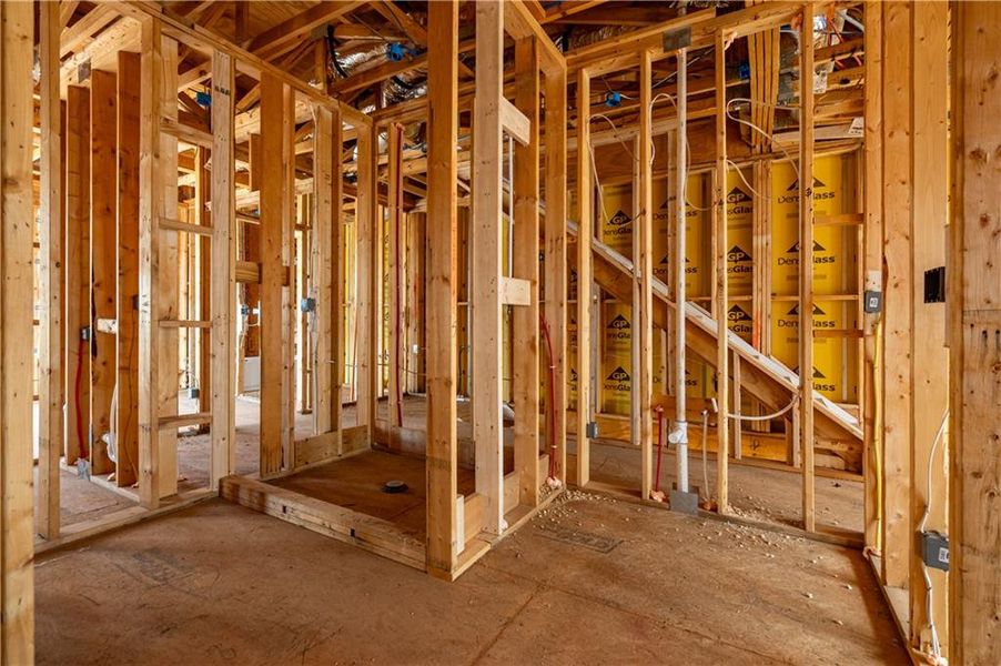 In-progress construction of a new home in , Atlanta, GA (Image 18). In-progress construction of a new home in , Atlanta, GA (Image 18).