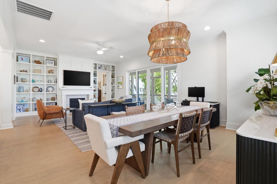 Furnished interior view inside a new home in , Johns Island (Image 26).