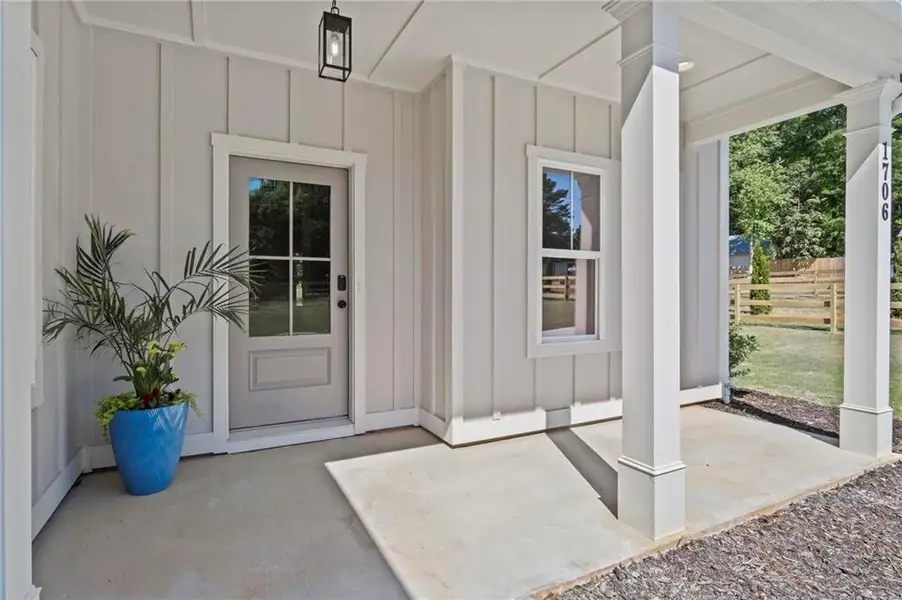 Exterior details and patio area of a home in , Marietta (Image 3).