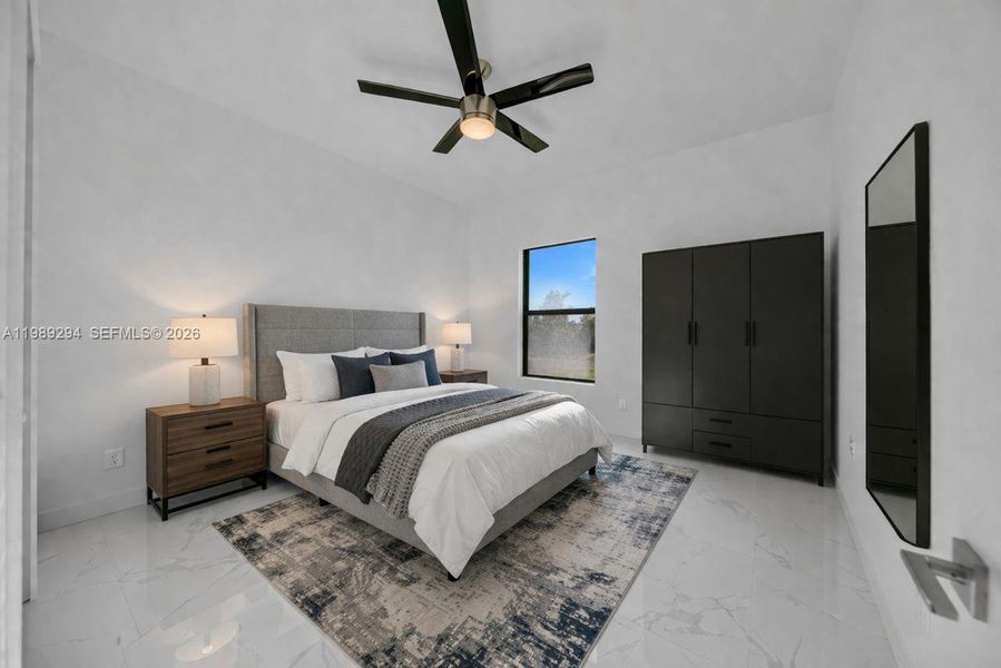 Furnished interior view inside a new home in , Lehigh Acres (Image 15).