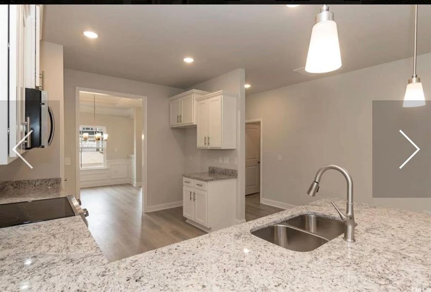 Furnished interior view inside a new home in The Fields of Walnut Creek, Pendergrass (Image 4).