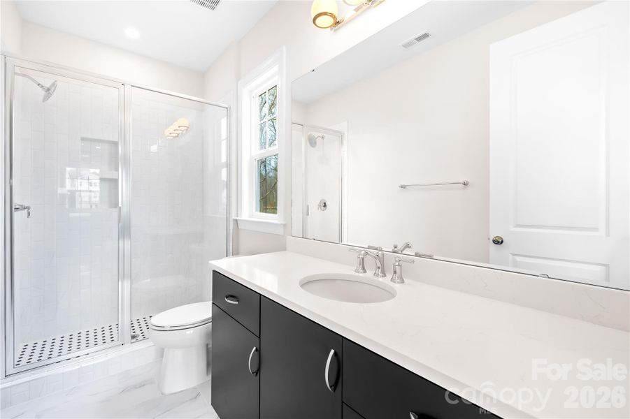 Furnished interior view inside a new home in , Huntersville (Image 11).