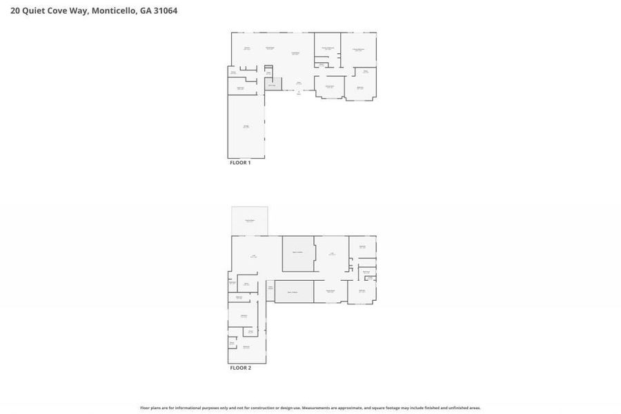 2D floor plan layout of this home in , Monticello, GA (Image 6).
