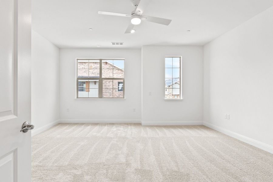 Spacious, unfurnished interior of a new home in The Tribute, The Colony (Image 31). Spacious, unfurnished interior of a new home in The Tribute, The Colony (Image 31).