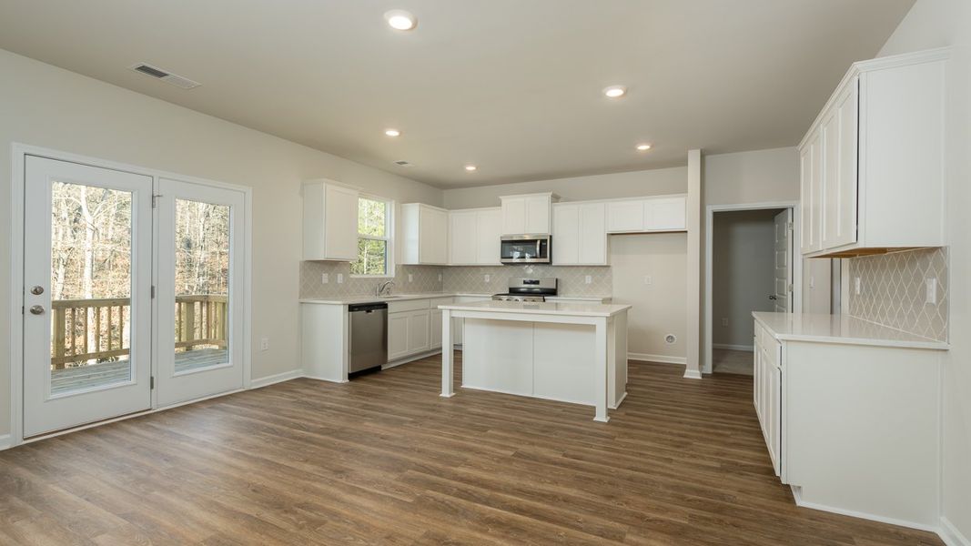 Representative furnished interior of a home built from the Mansfield by D.R. Horton in Brooks Station, Dacula (Image 5). Representative furnished interior of a home built from the Mansfield by D.R. Horton in Brooks Station, Dacula (Image 5).