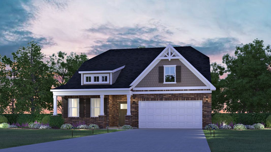 Representative exterior photo of a completed home built from the Reedy by Veranda Homes in Foxbank, Gray Court, SC (Image 32).