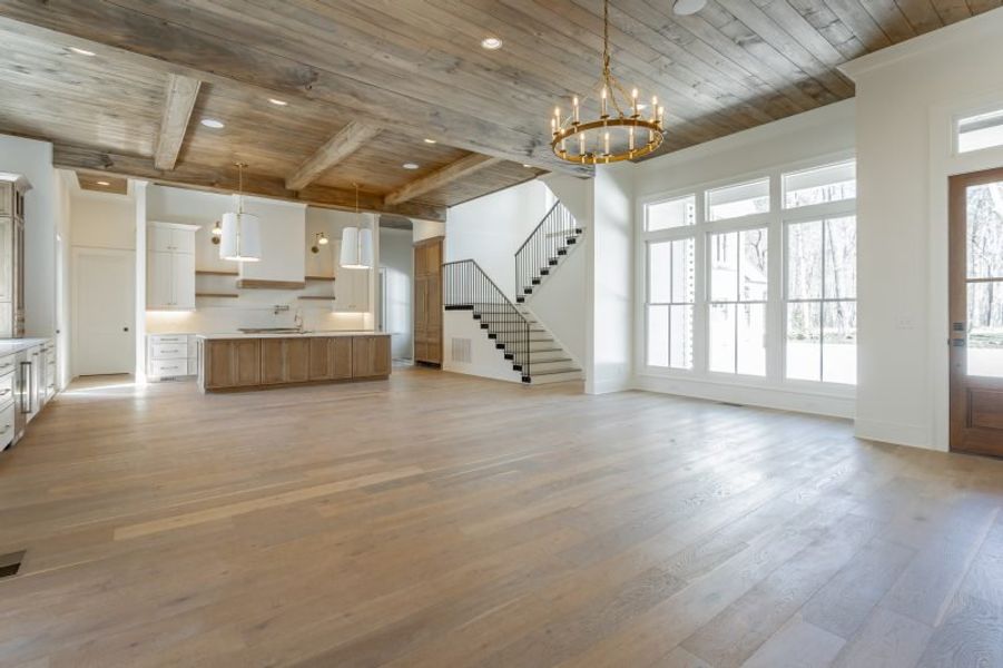 Representative unfurnished interior of a home built from the Farmington by Riverstone Construction, LLC in Jasper Highlands, Guild (Image 25). Representative unfurnished interior of a home built from the Farmington by Riverstone Construction, LLC in Jasper Highlands, Guild (Image 25).