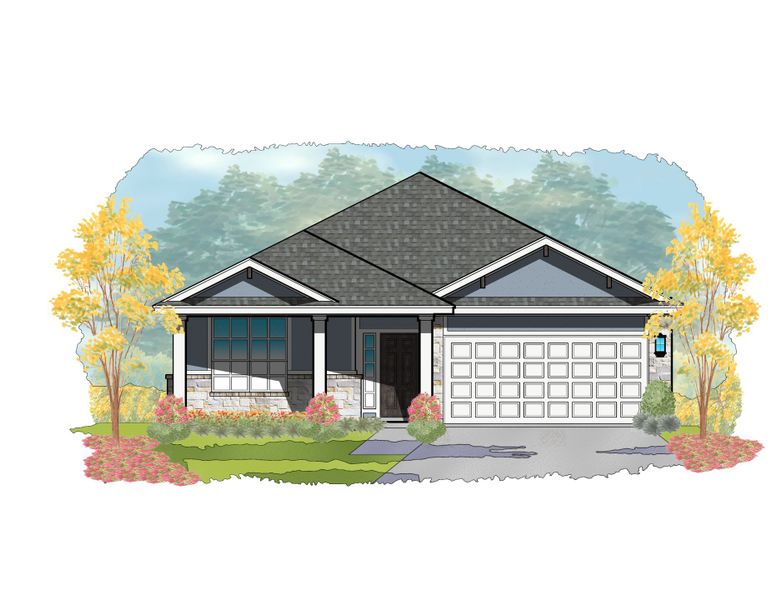 Representative exterior photo of a completed home built from the Stoneleigh by Steve Klein Custom Builder in TerraVista, Victoria, TX (Image 5). Representative exterior photo of a completed home built from the Stoneleigh by Steve Klein Custom Builder in TerraVista, Victoria, TX (Image 5).