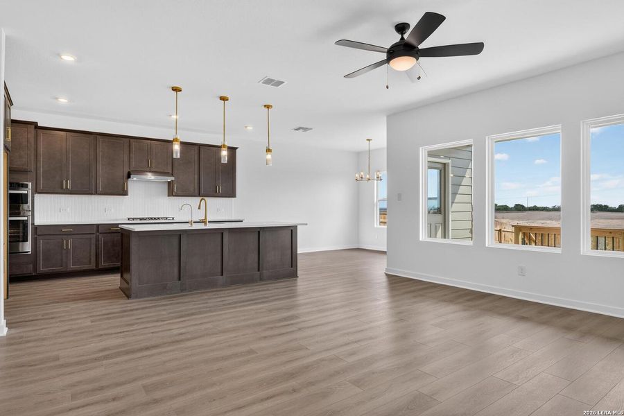 Furnished interior view inside a new home in Cordova Trails, Seguin (Image 10).