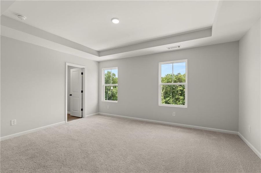 Spacious, unfurnished interior of a new home in The Bluffs, Canton (Image 19).