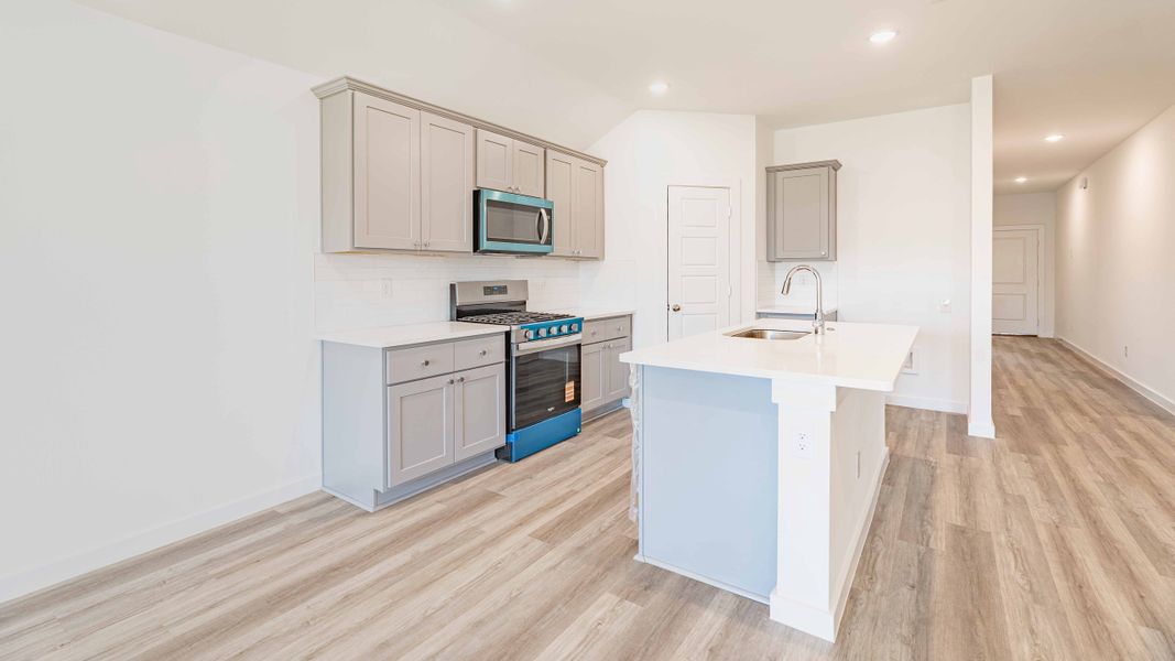 Furnished interior view inside a new home in Overlook West, Wolfforth (Image 3). Furnished interior view inside a new home in Overlook West, Wolfforth (Image 3).
