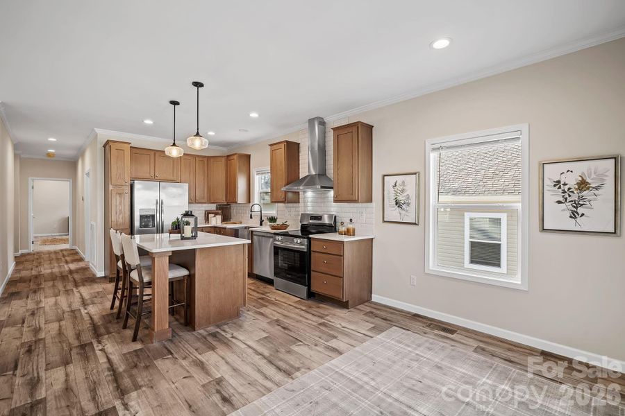 Furnished interior view inside a new home in , Asheville (Image 16).