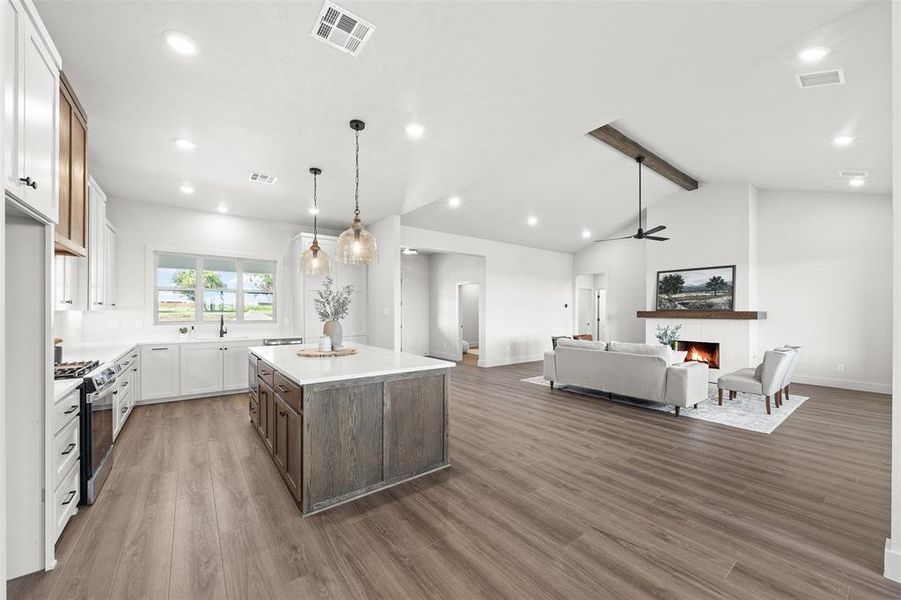 Furnished interior view inside a new home in , Temple (Image 5).