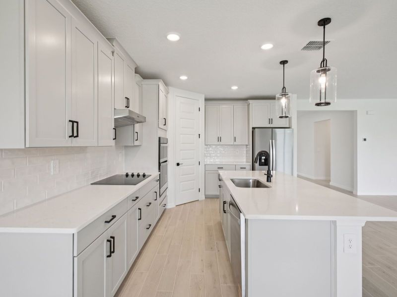 The Jasmine Floorplan Kitchen at Two Rivers. The Jasmine Floorplan Kitchen at Two Rivers.