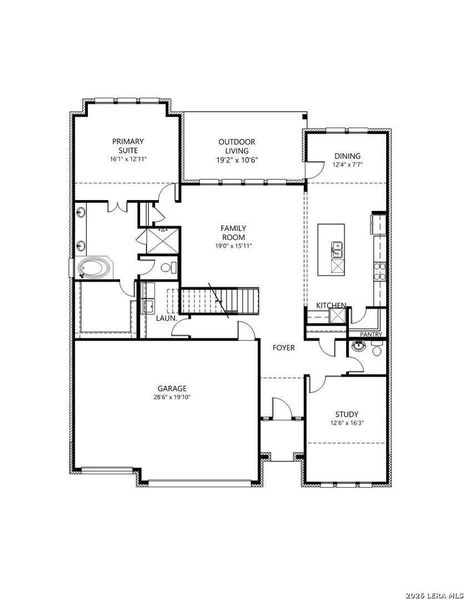 2D floor plan layout of this home in Haby Hill 60s, San Antonio, TX (Image 6). 2D floor plan layout of this home in Haby Hill 60s, San Antonio, TX (Image 6).
