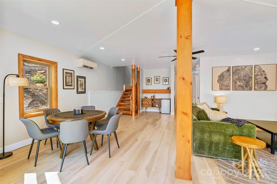 Furnished interior view inside a new home in , Lake Lure (Image 23).