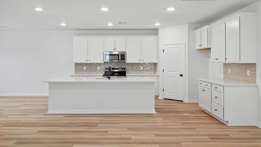 Furnished interior view inside a new home in Creekside at Andrews, Summerville (Image 6).