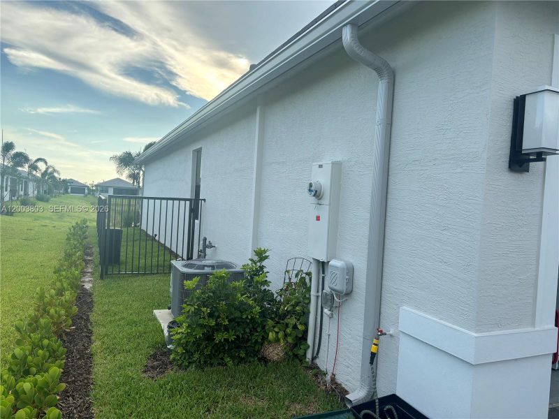 Exterior details and patio area of a home in , Port St. Lucie (Image 26).