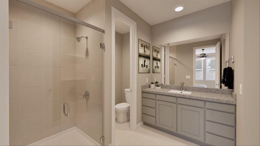 Representative furnished interior of a home built from the Lakeway by Tricoast Homes in La Segarra 40', Brookshire (Image 34).