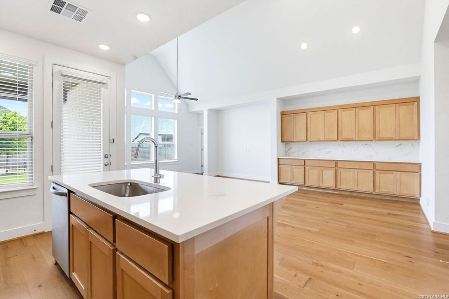 Furnished interior view inside a new home in Alsatian Oaks, Castroville (Image 8).