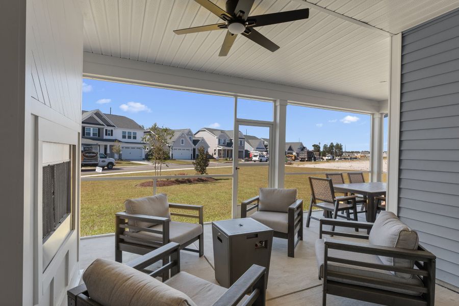 Representative furnished interior of a home built from the The Sand Dollar by Chesapeake Homes in Coastal Club of the Carolinas, Calabash (Image 22).