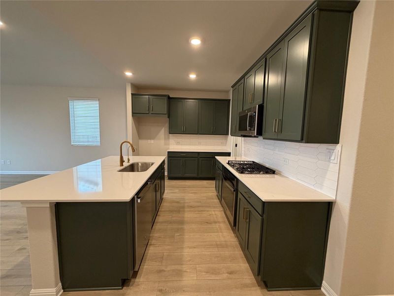 Furnished interior view inside a new home in Willow Springs, Buda (Image 6).