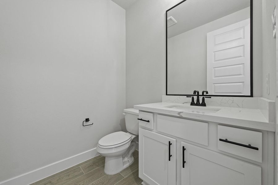 Furnished interior view inside a new home in The Trails, New Caney (Image 5).