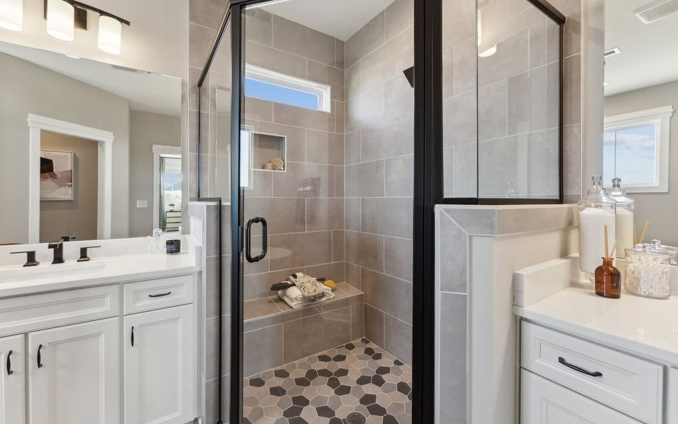 Furnished interior view inside a new home in Wendell Falls, Wendell (Image 15).