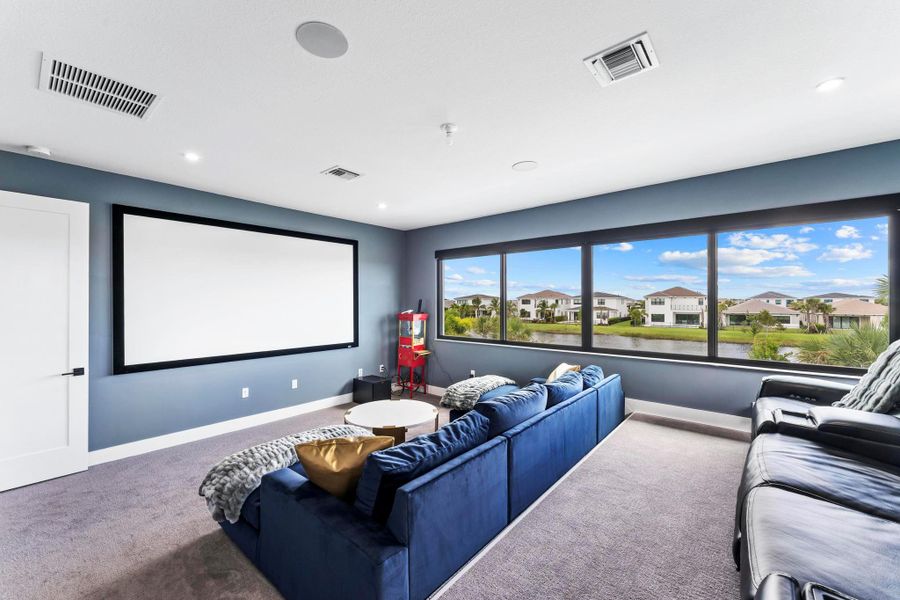 Furnished interior view inside a new home in , Palm Beach Gardens (Image 29).