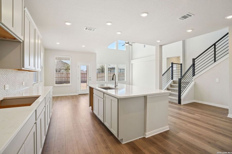 Furnished interior view inside a new home in Carmel Ranch, Schertz (Image 15).