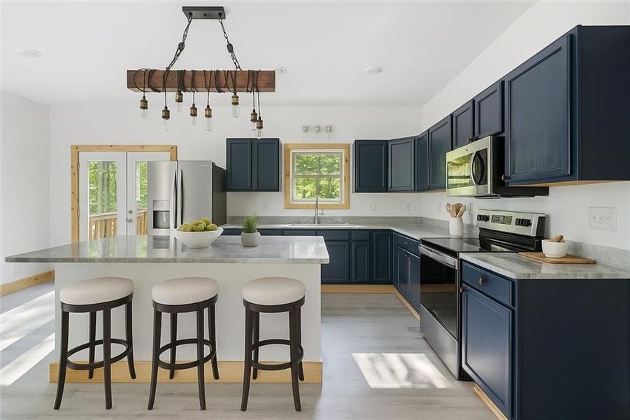 Furnished interior view inside a new home in , Talking Rock (Image 13).