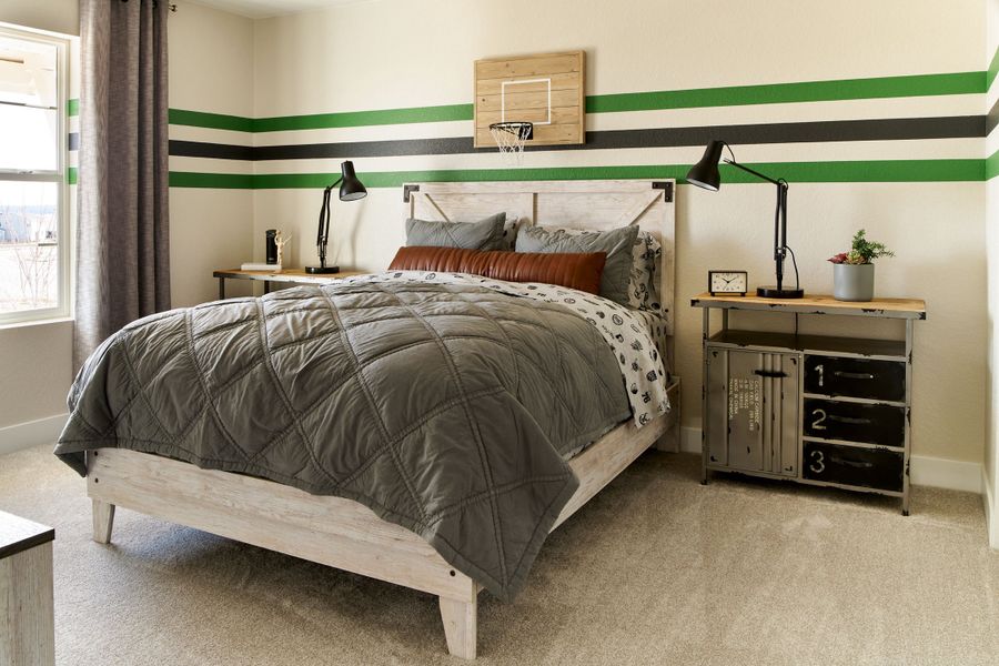 Representative furnished interior of a home built from the Ridgway by Taylor Morrison in Dawson Trails Town Collection, Castle Rock (Image 9).