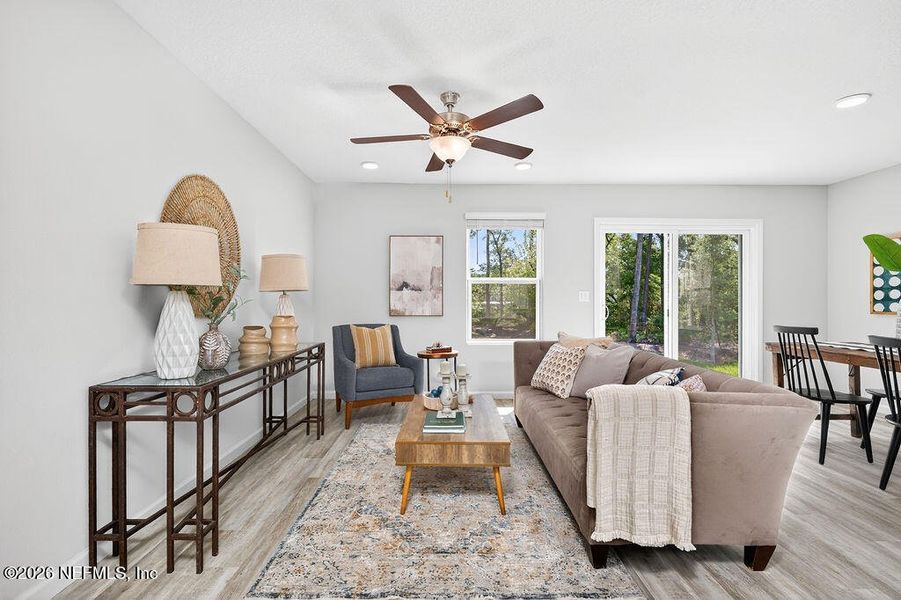 Furnished interior view inside a new home in , Jacksonville (Image 7).