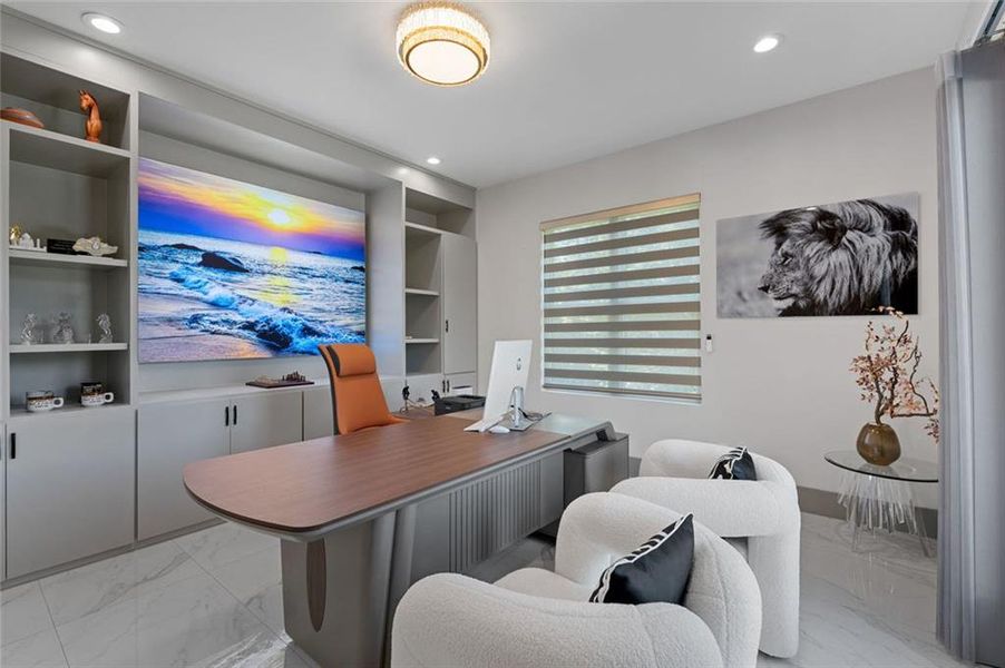 Furnished interior view inside a new home in , Stone Mountain (Image 58).