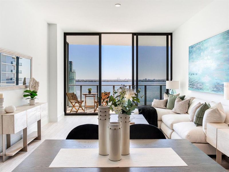 Furnished interior view inside a new home in , Tampa (Image 11).