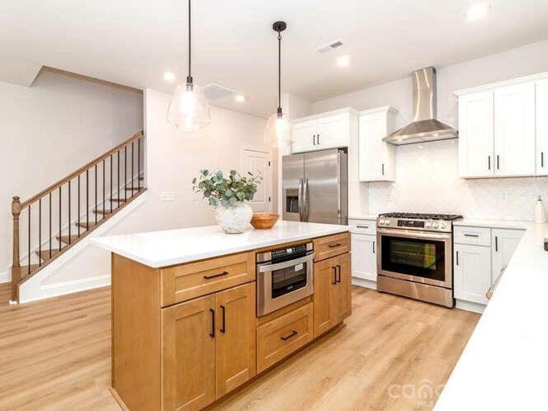 Furnished interior view inside a new home in , Charlotte (Image 11).