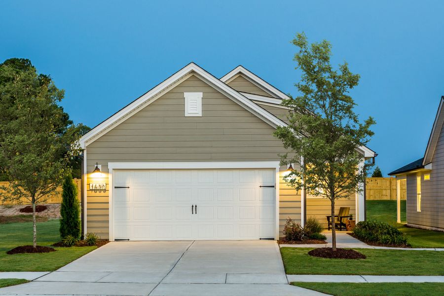 Representative exterior photo of a completed home built from the Alpine by Del Webb in Del Webb Ocean Isle Beach, Shallotte, NC (Image 22).