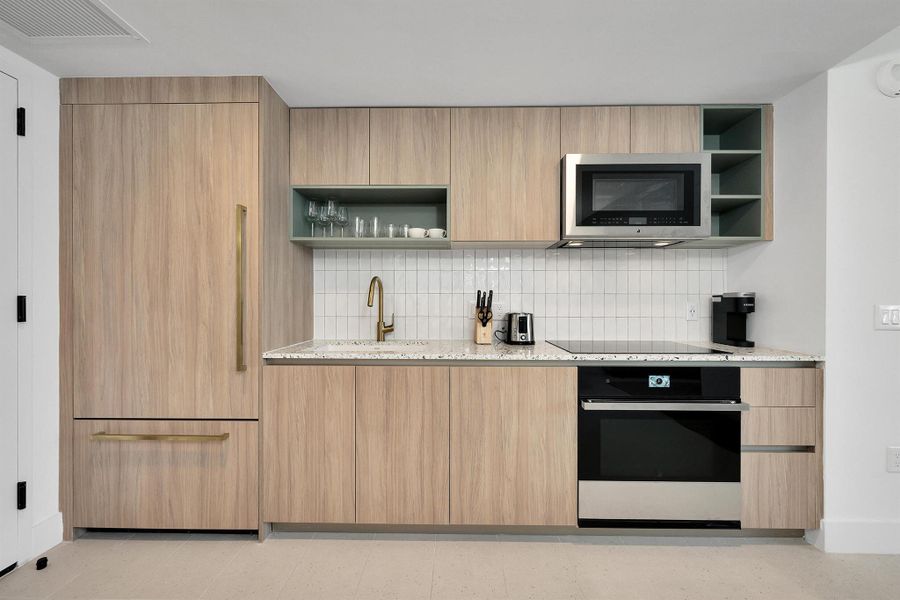 Furnished interior view inside a new home in , Miami (Image 16).