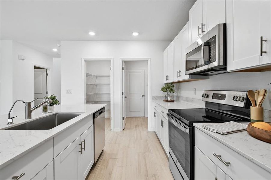 Furnished interior view inside a new home in , San Antonio (Image 9).