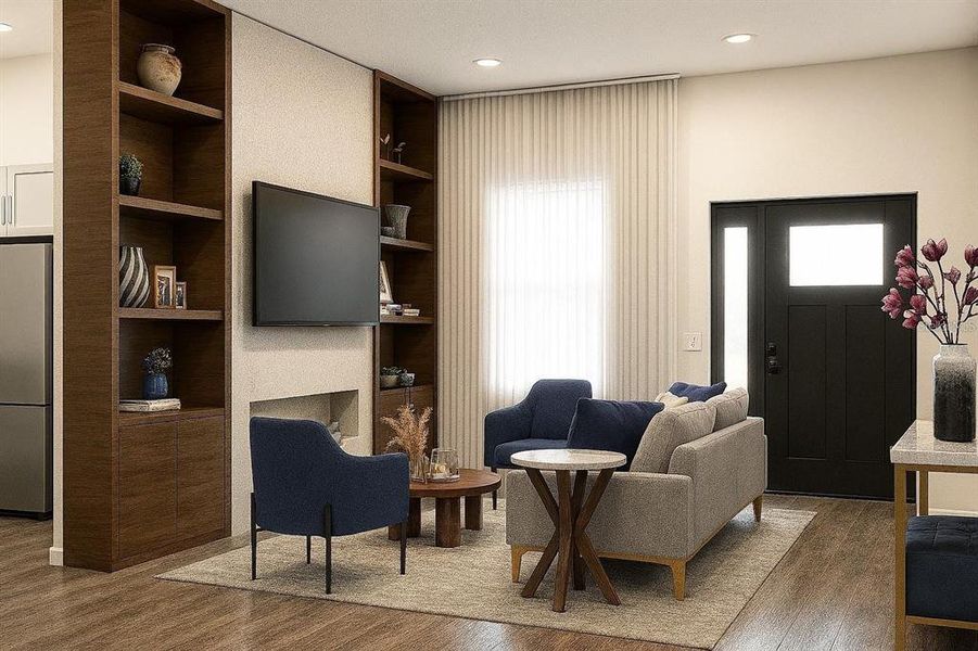 Furnished interior view inside a new home in , North Port (Image 8).