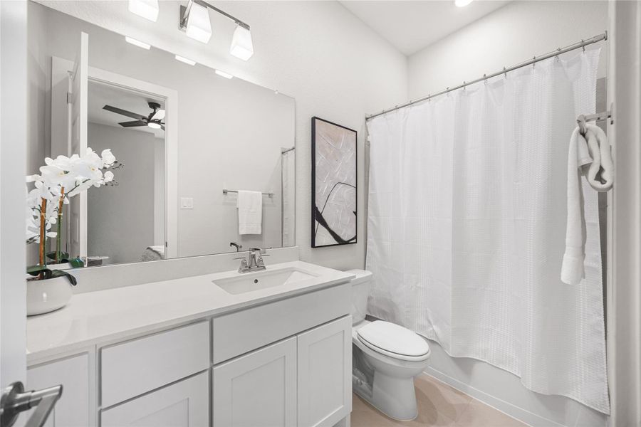 Furnished interior view inside a new home in Woodson’s Reserve, Spring (Image 43).