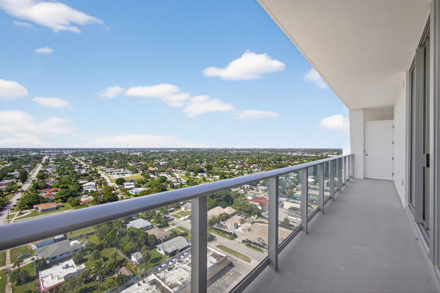 back balcony of bedrooms 2 and 3