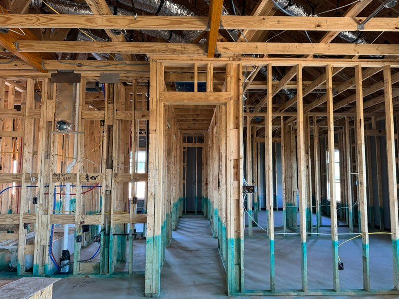 In-progress construction of a new home in Rocky Top, Krum, TX (Image 10).